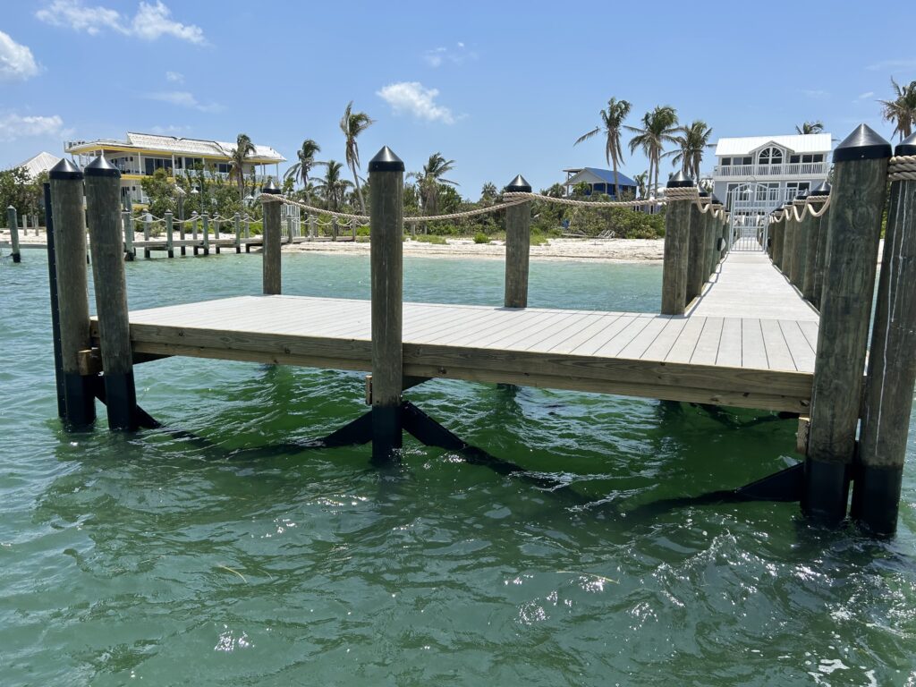 Residential dock on Captiva