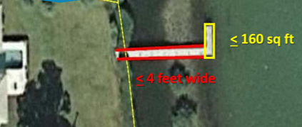 DEP dock guidelines in aquatic preserve florida