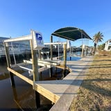 Custom dock built by Submerged Consultants a Cape Coral Based Dock Builder