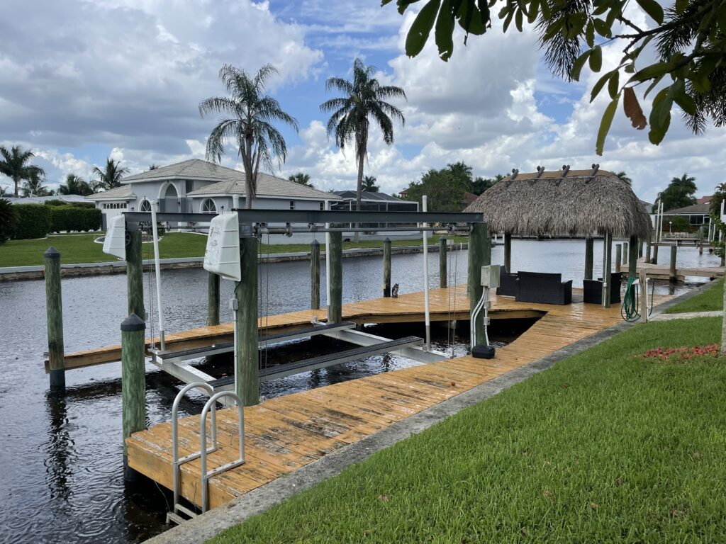 Dock before being re-decked by Submerged Consultants