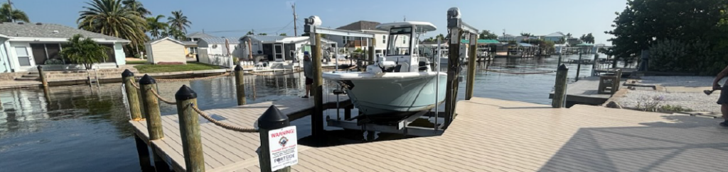 Custom Docks built by Submerged Consultants