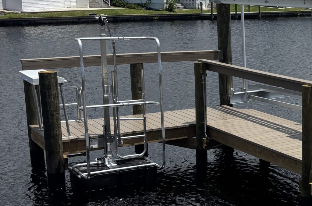 Double kayak lift in North Port FL